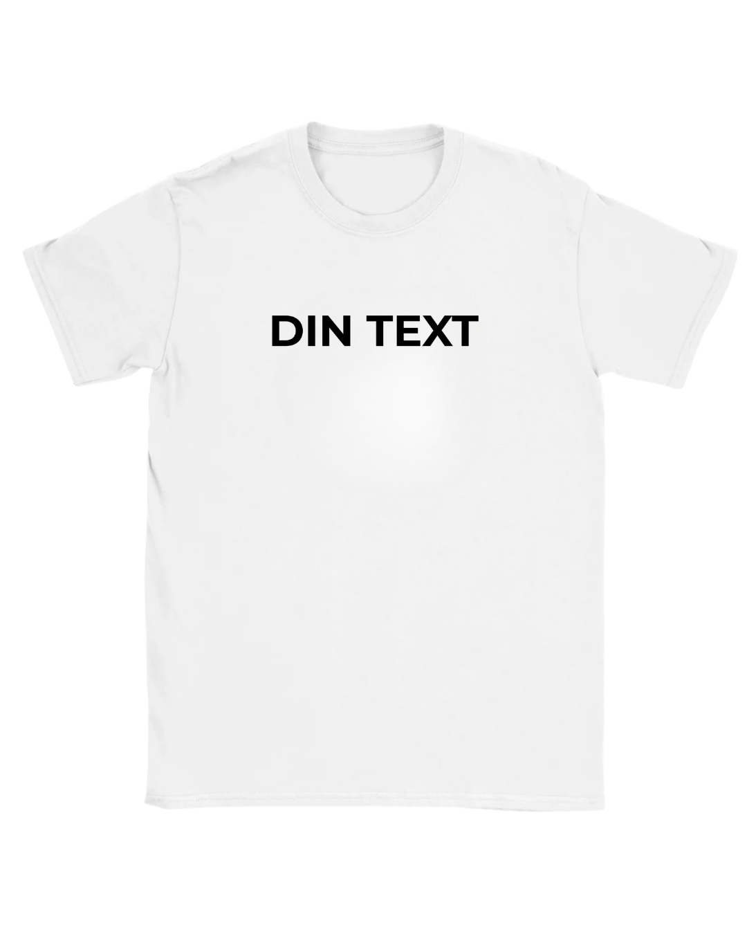 T-shirt with custom text