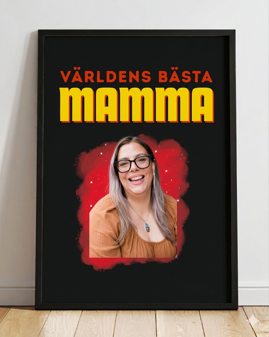Posters with your own photo & text